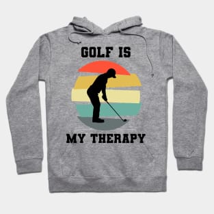 Golf Is My Therapy Hoodie